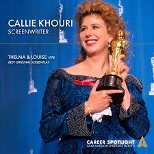 For those #Nicholl applicants fastidiously scribing away for the upcoming and final deadline...a bit of inspiration for you in this highlight of Callie Khouri. Callie Khouri is an award-winning writer, director, showrunner,