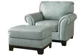 Ashley Allendale Mist Chair And Ottoman For The Cottage Very Pretty Light Blue Green Should Be A Rest Furniture Ashley Home Furnishings Blue Leather Chair Love the color and the chair is super comfortable.