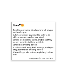 Sonali Name Facts Names With Meaning Facts Names
