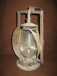 Antique Dietz Acme Inspector Lamp Lantern Light Railroad Train Kerosene Glass Antique Lanterns Oil Lantern Old Lanterns