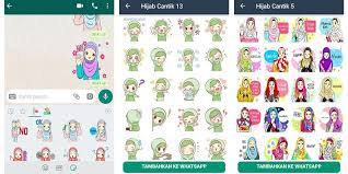 Stickers with phrases about islam. Sticker Wa Hijab Muslim Islam Cantik Wastickerapps Dlya Android Skachat Apk