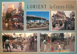 France Lorient Le Centre Ville Multi View Postcard Street Lorient Ville Postcard