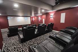 Stargate cinema carries a complete line of home theater accessories and unique cinema decor for your entertainment and decorating needs. Design A Unique Basement Home Theater Finished Basements Plus Michigan