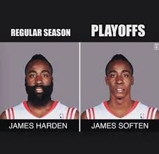 James harden with beard v.s. James Harden Without Beard James Harden No Beard Gif