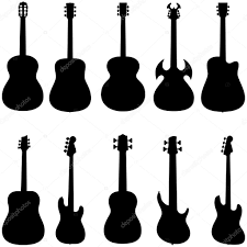 Podobny Obraz Silhouette Guitar Art Guitar