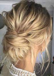 Messy Updo Wedding Hair Inspiration Hair Styles Thin Hair Updo Easy Wedding Guest Hairstyles