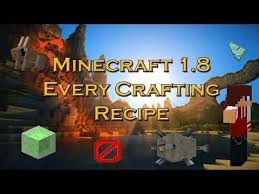 Minecraft 1 8 Every Crafting Recipe Information On Rabbits Leaping Potions Armour Stands Crafting Recipes Minecraft 1 Minecraft