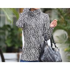 بلوزة تايجر نمري بني رمادي winter blouses fashion jackets