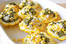 Supercook found 13 squash and scallop recipes. Stuffed Pattypan Squash Simple Seasonal Squash Recipes Yellow Squash Recipes Recipes