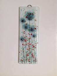 Kiln Fused Glass Wall Panel Hanging Fusedglass Artglass Glassart Www Firedcreations Co Uk Glass Fusion Ideas Fused Glass Wall Art Fused Glass Art Ideas