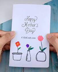 This curvy greeting card is super simple to make for your. 3d Flower Pop Up Card Craft For Kids Step By Step Tutorial K4 Craft