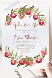 Apple Bridal Shower Invitation Instant Download Appley Ever Etsy In 2021 Apple Wedding Wedding Shower Invitations Fall Baby Shower Invites