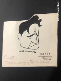 dibujo caricatura original de frank villard