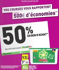 Auchan è la catena di supermercati vicina alle tue esigenze. Catalogue Auchan 50 En Bon D Achat Du 2 Au 9 Juin 2015