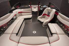 After looking for a good upholsterer in my area with little luck, i decided to bite the bullet and do it myself (with the help of my wife). New 2012 Malibu Boats Ca Wakesetter 22 Mxz Interior Picture Boat Interior Boat Upholstery Malibu Boats