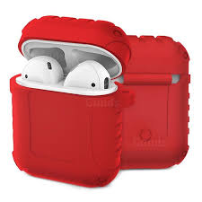Shockproof Anti Fall Armor Silicone Case For Apple Airpods Red Airpods 1 2 Cases Guuds Silicon Case Case Cover Protective Cases