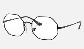 Crystal clear glass with lid octagonal shape 1 in diameter can be used with powders or. Ray Ban Prescription Glasses Rb1972v Black Metal 0rx1972v250951 Ray Ban Uk