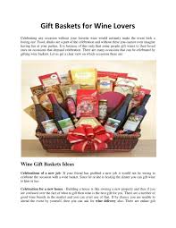 4.5 out of 5 stars 758. Gift Baskets For Wine Lovers By 1800 Gifts Issuu