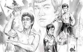 Pin On Bruce Lee Drawings By Milton Wong