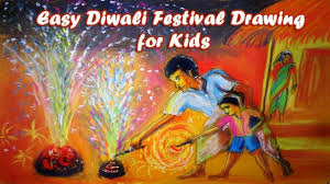 Easy Diwali Festival Drawing For Baby And Kids