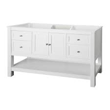 And walking into a warm and inviting restroom is an ideal way to start the morning; Home Decorators Collection Gazette 60 In W Bath Vanity Cabinet Only In White For Center Bowl Design Gawa6022d1 The Home Depot Vanity Cabinet 60 Inch Vanity Marble Vanity Tops