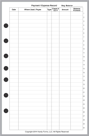Amazon Com Classic Size Payment Expense Record And Check Register Sized And Punched With 7 Holes Check Register Printable Check Register Checkbook Register
