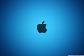 Macos big sur abstract blue colour 5k. Blue Apple Logo Wallpaper 4k Wallpapershit