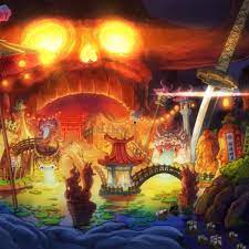 Steam 创意工坊::"Onigashima" - One Piece - 4K Chill Landscape