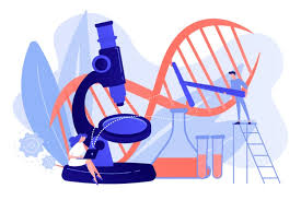 Genetic engineering involves the direct manipulation of one or more genes. Free Vector Microscope And Scientists Changing Dna Structure Genetic Engineering Genetic Modification And Genetic Manipulation Concept On White Background Pinkish Coral Bluevector Isolated Illustration