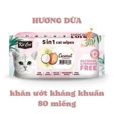 Khăn ướt Kitcat 80 miếng - khăn ướt kháng khuẩn, tắm khô cho mèo | Shopee  Việt Nam