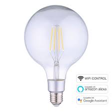 Led Smart Wifi G125 Transparent Filament E27 Light Bulb