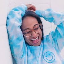 ALL SMILES 3 Flip It Reverse Tie-dye Sweatshirt With Hot Pink or Blue Smile  Face Unisex for Adults