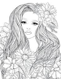 A character inspired by a satyre (mythological. Printable Adult Coloring Pages People Pictures To Download Whitesbelfast Com
