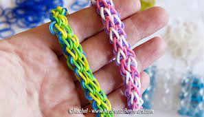 bracelet elastique 3 couleurs 2 rangees bresil et fille bracelets elastiques rainbow loom joyeux anniversaire gigi coloriage