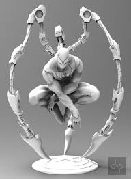 23 statuettes bouddhas star wars, marvel dc comics et gaming : Iron Spiderman Zbrush To Be 3d Printed Marvel Comics Wallpaper Fantasy Character Design Spiderman
