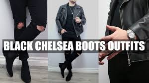 Cotton twill linings and leather insoles. How To Wear Black Chelsea Boots 5 Mens Black Suede Chelsea Boots Outfits Youtube