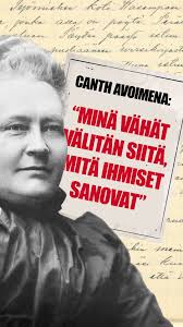 Hyvää Minna Canthin ja tasa-arvon päivää! , Mutta kuka Minna Canth oll?,  Canth oli todellinen voimanainen, oman aikansa rohkea ja tinkimätön  feministi ja vaikuttaja., #tämäkinontotta ...