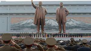 萬壽臺大紀念碑) is a complex of monuments in pyongyang, north korea.there are 229 figures in all, commemorating the history of the revolutionary struggle of the korean people, and especially their leaders. Drone Plot To Destroy North Korean Statues Bbc News