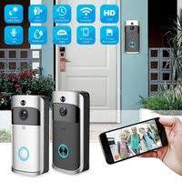 Wish Smart Wireless Wifi Security Doorbell Smart Video Phone Door Visual Recording Wireless Video Doorbell New Electronic Gadgets Gadgets Technology Awesome