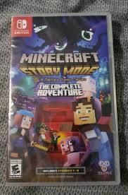 Minecraft Story Mode The Complete Adventure Nintendo Switch 2017 New Sealed Minecraft Playing G Nintendo Switch Lego City Undercover Fire Emblem Warriors