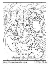 Jesus Crucifixion Coloring Sheet Easter Coloring Pages Bible Coloring Pages Free Easter Coloring Pages