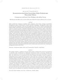 Banyak sebab sebenarnya untuk saya terima undangan majlis perkahwinan ini. Pdf Konsumerisme Dan Kelas Sosial Dalam Majlis Perkahwinan Masyarakat Melayu Consumerism And Social Class Wedding In The Malay Society