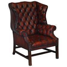 $749.70 + $99.20 shipping + $99.20 shipping + $99. Vintage Restored Oxblood Leather Fully Tufted Chesterfield Wingback Armchair For Sale At 1stdibs