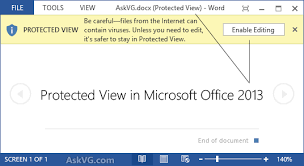 Any user can unlock the subdocument simply by choosing the lock document button again. How To Disable Protected View In Microsoft Office While Opening Email Attachments Or Downloaded Files Askvg