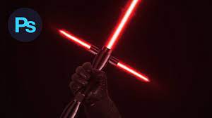 Realistic Lightsaber Effect In Photoshop Realistic Lightsaber Photoshop Photoshop Tutorial