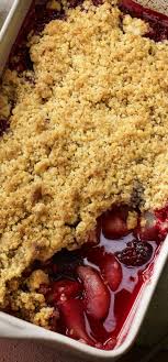 Pear And Blackberry Crumble Recipe Recipe Crumble Recipe Pear Crumble Recipe Pear Crumble