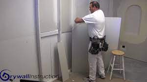 Ferguson describes his process for hanging drywall on a gable end. Cutting Drywall Angles Drywall Instruction Youtube