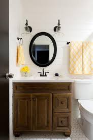 A small bathroom is not easy to design. Yellow And Brown Bathroom Colors Design Ideas
