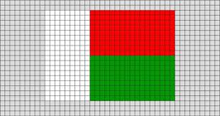 Flag Of Madagascar Pixel Art Pixel Art Pixel Art Design Lego Art