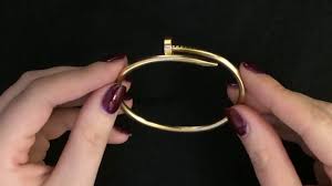 A juste un clou state of mind. A Cartier Juste Un Clou Bangle Youtube